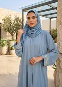 Vêtements musulmans traditionnels du Moyen-Orient, abaya pour femmes, tailles et designs sur mesure, robe abaya de luxe pour la prière musulmane. - Product Image 2