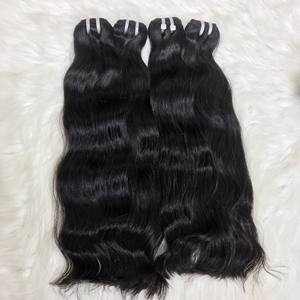 เครื่องทำผมหยักศกธรรมชาติผมลอนคลื่นสี1B จากเวียดนามเครื่องทอผมสองชั้น100% คุณภาพสูง - Product Image 1