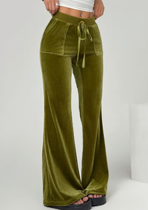 Pantalones Deportivos de Cintura Alta Elástica para Mujer, Marca Hardhoodi, con Bolsillos, Corte Acampanado, para las Cuatro Estaciones - Product Image 6