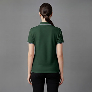 Nouvelle Arrivée - Polo Femme 100% Coton, Style Décontracté, Motif Uni, Respirant, Coupe Classique, Idéal Golf - Product Image 6