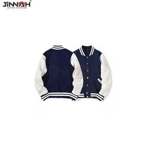 Nueva Chaqueta Varsity de Alta Calidad al por Mayor para Hombre y Ropa Urbana con Logotipo Personalizado, Diseño Propio, Chaqueta Varsity Informal - Product Image 3