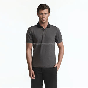 Nardon Apparel, Golf de manga corta deportivo informal para hombre, para Polos, rendimiento que absorbe la humedad, tela de punto a rayas - Product Image 2