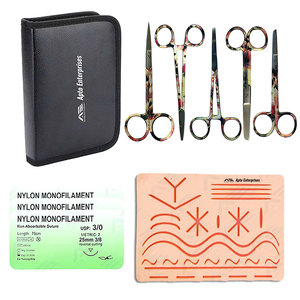 Surgical Instruments <b>Suture</b> <b>Kit</b> Surgical Medic Instruments Tools Skin Like Silicone <b>Suture</b> <b>Kit</b> For Medical Students Practice <b>Kit</b> - Product Image 6