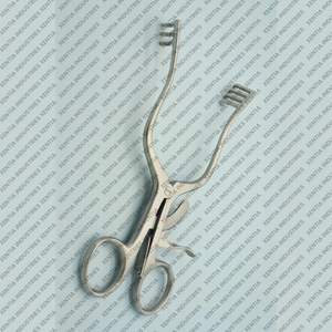 Rétracteur auto-serrant Weitlaner de qualité OR 6.5 avec rétracteur chirurgical à pointes émoussées 3×4, instrument orthopédique et chirurgical général - Product Image 6