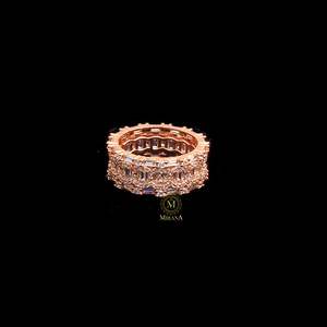 Zulia <b>CZ</b> Designer <b>Ring</b>-18K Gold Plated Animal Shape Fashion Band - Product Image 1