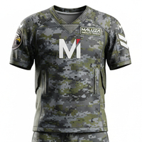 Uniforme de Fútbol Americano Personalizado, Jersey Sublimado de Ajuste Deportivo, Tejido Transpirable, Secado Rápido, Ropa Deportiva