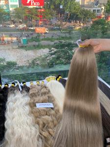 Grande quantité de luxe brun foncé Extension de cheveux en vrac brut vietnamien toutes les couleurs en gros prix d'usine - Product Image 6