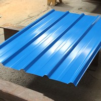 Tôle de toiture ondulée prépeinte galvanisée PPGI Z30-Z40 pour la construction de panneaux de maison, épaisseur 0,14-0,20 mm, Q235