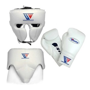 Nouvel Arrivage Ensemble de Sparring Personnalisé pour la Boxe, Gants à Lacets Noirs et Rouges, Protège-tête Ouvert - Product Image 4