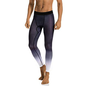 กางเกงเลกกิ้งออกกำลังกายและวิ่งสำหรับผู้หญิง ผ้าถักยืดหยุ่น 100% โพลีเอสเตอร์ มีหลายขนาดให้เลือก ระบายอากาศได้ดี รับผลิตแบบ OEM - Product Image 4