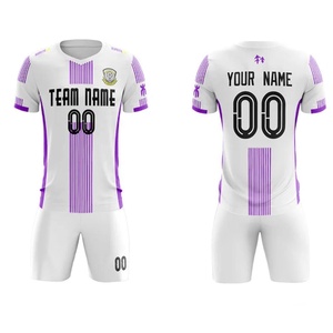 Haute qualité 100% Polyester Sublimation maillots de Football nouveauté uniformes de Football usine personnalisable vêtements de Football - Product Image 4