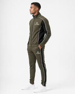 Chándal Deportivo FLY Humble para Hombre, con Cierre Completo, Blanco y Azul Marino, Transpirable, de Poliéster, para Otoño, Corte Regular, con Bolsillos Laterales - Product Image 6