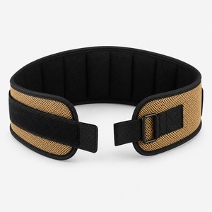 High Quality EVA Neoprene Gym Fitness Workout Double Support Brace Weight Lifting Dipping Training Belt with <b>Chain</b> <b>Cheap</b> Price - Product Image 4