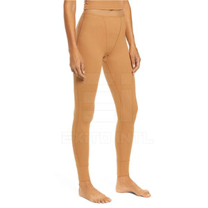 Pantalones de Yoga de Cintura Alta, Suaves y Transpirables para Mujer, Leggings Deportivos a la Moda, Spandex/Nailon, Color Sólido, Personalizados - Product Image 3