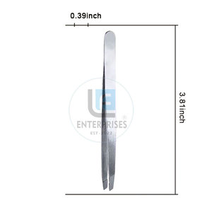 Pinzas para Cejas de Acero Inoxidable con Logotipo Personalizado de Estilo Único - Reutilizables, Duraderas, Ecológicas, Servicio OEM, Color Sólido, Venta en Línea - Product Image 4