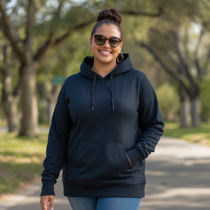 Sudadera con Capucha Unisex de Forro Polar de Poliéster/Nailon de 370 g, Impermeable, Transpirable, Ecológica, de Secado Rápido, Corte Regular, Cálida para Invierno - Product Image 2