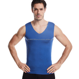 Vente en gros de débardeur de sport sans couture respirant à séchage rapide en coton doux à boutons 3D pour hommes - Product Image 6