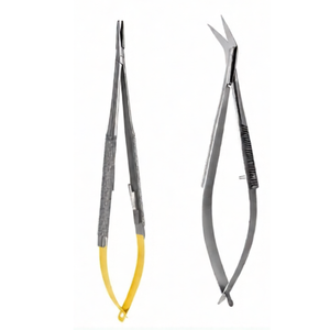 Kit de 9 Piezas de Instrumentos Quirúrgicos Oftálmicos Veterinarios para Ojos de Animales Grandes, Herramientas de Cirugía Ocular para Equinos, Ganado y Caballos, Juego de Acero Inoxidable - Product Image 4