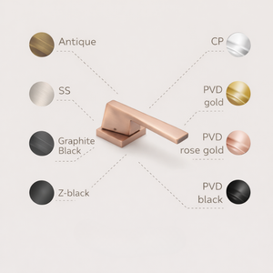 Modern Luxury Brass Door Lever <b>Handle</b> Set | Premium Door Hardware with Mortise <b>Lock</b> in Antique, Gold, Black & Graphite Finish - Product Image 5