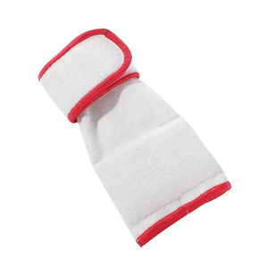 Nuevo Modelo 2026, Vendas de Boxeo de Medio Dedo, Cierre de Velcro de Algodón, Guantes de Entrenamiento de Artes Marciales Unisex, Blanco con Ribete Rojo - Product Image 5