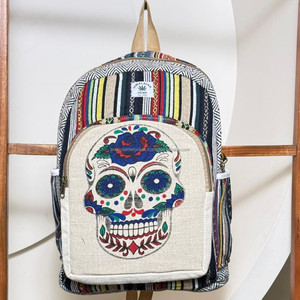 Nuevo superventas Original Nature 100% Yute ecológico con mochila de algodón Mochila con cremallera de lino de cáñamo personalizada para uso diario - Product Image 2