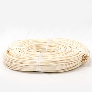 แกนหวายรูปวงรีแบนสำหรับเฟอร์นิเจอร์และของตกแต่ง คุณภาพเยี่ยม ทำจากเส้นใยหวายธรรมชาติ - Product Image 2