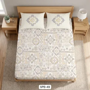 Drap de lit élégant en microfibre unie 125 GSM, tissu léger et doux, décoration de chambre moderne, literie confortable, écologique et durable - Product Image 3
