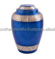 Urnas de cremación hechas a mano al por mayor de calidad única, urna de cremación metálica de bajo precio para cenizas humanas y suministros funerarios - Product Image 5