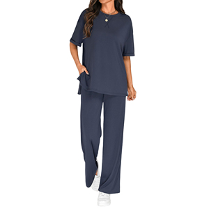 Conjunto Deportivo de 2 Piezas para Mujer, Top sin Mangas con Cuello en V, Pantalones Cortos de Cintura Alta, Elásticos, de Spandex/Algodón, Cómodos para Todas las Temporadas - Product Image 4