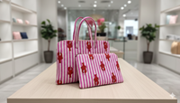 Sac à bandoulière pour ordinateur portable en tissu de coton de luxe fait main, moderne, simple, vintage, écologique, léger et élégant