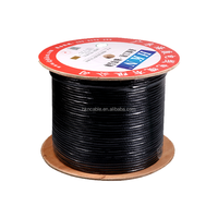 Cat5e Cat6 kabel jaringan OFC konduktor Enhanced LAN kabel aluminium Foil Braided Shield kabel Ethernet SFTP untuk Gigabit luar ruangan