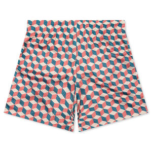 Shorts de sport en mesh à taille mi-haute avec logo personnalisé, couleur unie, poches, respirants, séchage rapide, décontractés pour hommes - Product Image 1