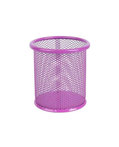 Porte-stylos métallique moderne 2023 pour étudiants, organisateur en acier doux bleu pour marqueurs et crayons, fabriqué en Inde - Product Image 2