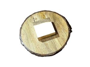 Soporte de pastel de boda de madera hecho a mano seguro para alimentos ecológico personalizable grabados personalizados colores personalizados-regalo único para - Product Image 3