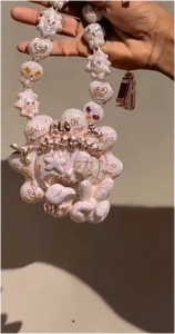 Collar de Cadena Cubana de Moissanita Estilo Hip Hop, Nuevo Diseño con Eslabones de Bola, Plata 925 Bañada en Oro, Cadena de Eslabones Pesados con Colgante, Unisex - Product Image 2