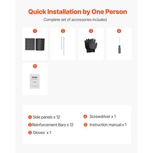 Ampio Vaso da Giardino Rialzato Ovale in Metallo Zincato per Esterni 8 x 2 x 2 piedi con Fondo Aperto e Eleganti Strutture da Giardino - Product Image 5