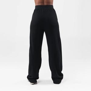 Wholesale Custom Heavyweight Loose Workout Gym <b>Jogger</b> Elastic Baggy <b>Flare</b> Straight Leg <b>Women</b> Cotton Fleece Wide Leg Sweatpants - Product Image 2