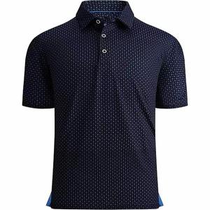 Camiseta de Golf para Hombre, Manga Corta, Absorbente de Humedad, Poliéster, Logotipo Personalizado en la Parte Delantera, Tallas XXS-2XL - Product Image 6