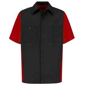 Camisa de Trabajo de Manga Corta para Trabajadores Industriales, Cómoda, Resistente al Fuego, con Logotipo Personalizado Impreso, al por Mayor - Product Image 2