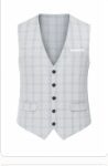 Chaleco de Negocios a Cuadros para Hombre, Uniforme de Oficina, Gilet - Product Image 1