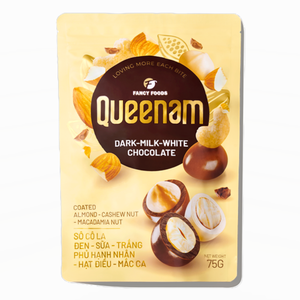 Factory OEM/ODM Wholesale High Quality Dragee <b>Chocolate</b> Mix <b>Chocolate</b> Coated Almond Cashew Macadamia Nuts 75G HALAL Hot Selling - Product Image 1