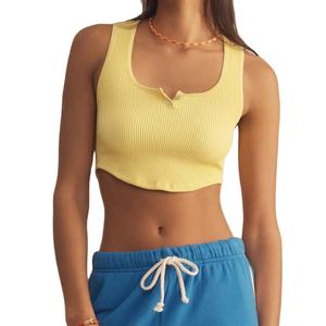 Nuevo Top Deportivo sin Mangas para Mujer, Diseño Elegante, Transpirable, Tejido Básico, Estilo Casual - Product Image 1