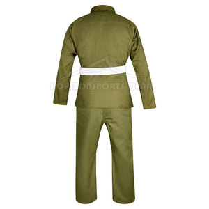 ชุดยิวยิตสูแบบยูนิเซ็กซ์ ผ้าฝ้ายแท้ 100% แห้งเร็ว ระบายอากาศได้ดี คุณภาพสูง พร้อมปักโลโก้ตามสั่ง สำหรับศิลปะการต่อสู้ - Product Image 2