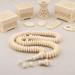 Handmade Eco-Friendly Modern Camel Bone 33 <b>Beads</b> Islamic Prayer Tasbih Misbaha WAC-0914 - Product Image 3