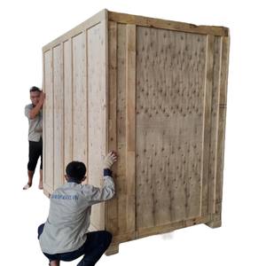 Best Selling Solid Wooden Storage <b>Crate</b> European Standard Wooden Vaults for Warehouse Storage with Custom OEM ODM From Vietnam - Product Image 2