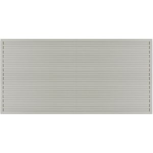 Pannelli Slatwall Grigio Resistente 120x30cm con Ganci, Set da 8 Pannelli 30x120cm per Organizzazione Parete Garage - Product Image 1