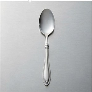 Cuillère de mariage en acier inoxydable au design moderne de couleur argent de l'Inde, parfaite pour les ustensiles de cuisine de table, les fournitures pour la maison et l'hôtel - Product Image 1