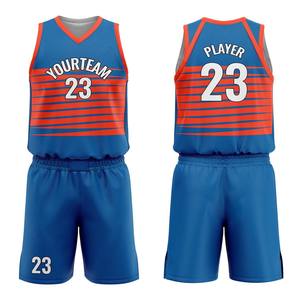 Ensemble de maillots de basket Yourteam 23, sublimés, col en V, sans manches, en mesh respirant, 100% polyester, unisexe adulte, jaune et noir - Product Image 2