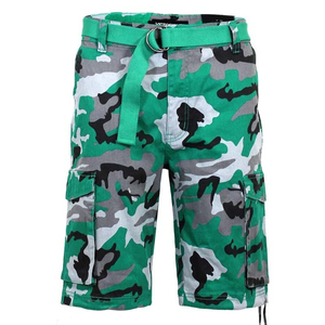 Shorts cargo pour hommes, couleur unie, logo personnalisé, fabrication en usine, vente en gros OEM, 100% coton, multi-poches, imperméables, séchage rapide - Product Image 3
