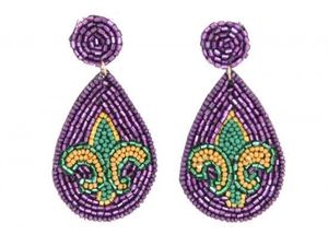 ต่างหูห่วงใหญ่สไตล์โบฮีเมียนคุณภาพดีที่สุด ประดับด้วยลูกปัด ทำด้วยมือ ดีไซน์สีสันสดใสสำหรับสาวๆ จากอินเดีย - Product Image 6